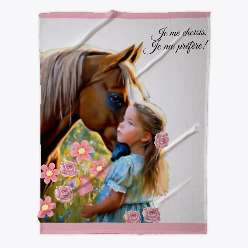 couverture design cheval